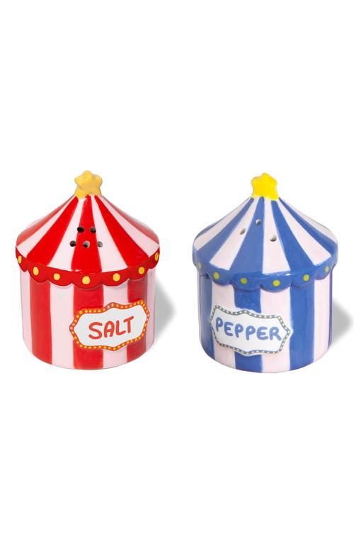 Doiy Funfair Ceramic Salt & Pepper Shakers In Multi