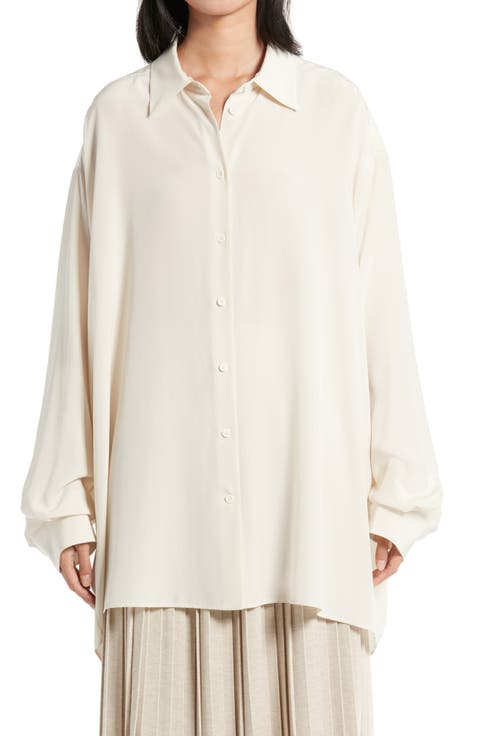 Luka Silk Compact Crepe Blouse
