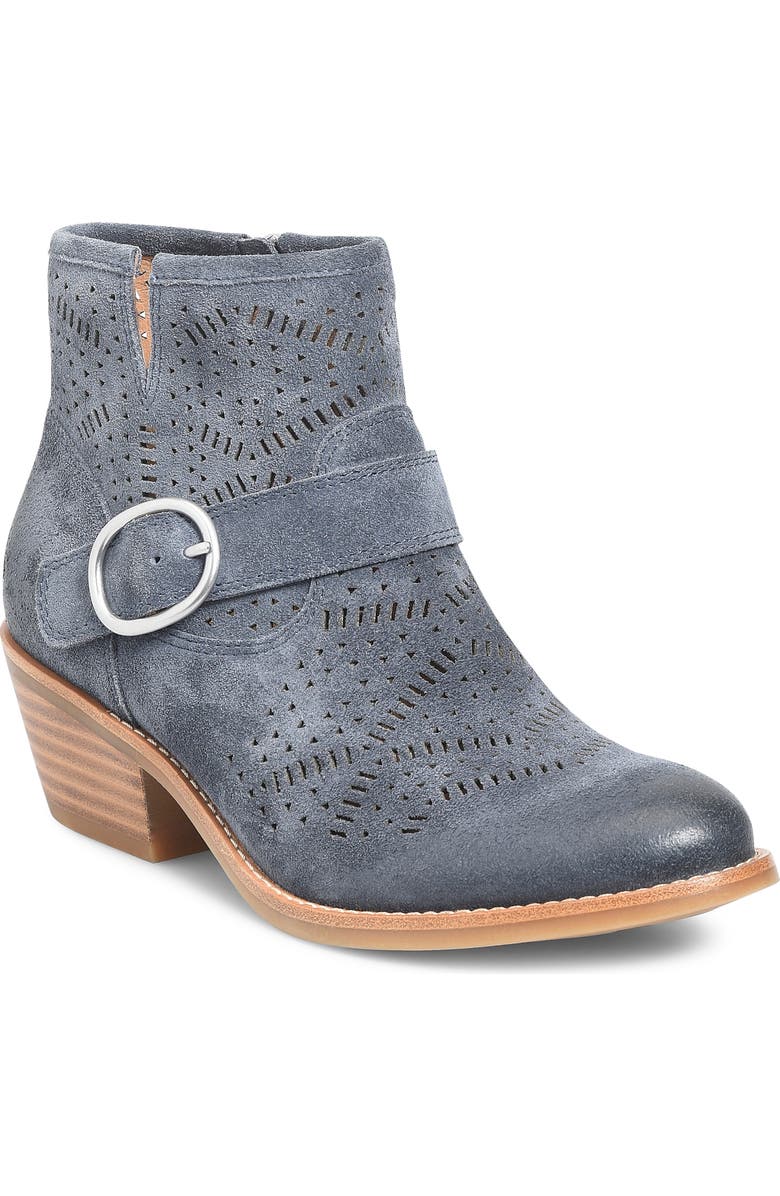 Söfft Adriana Block Heel Bootie, Main, color, Storm Blue