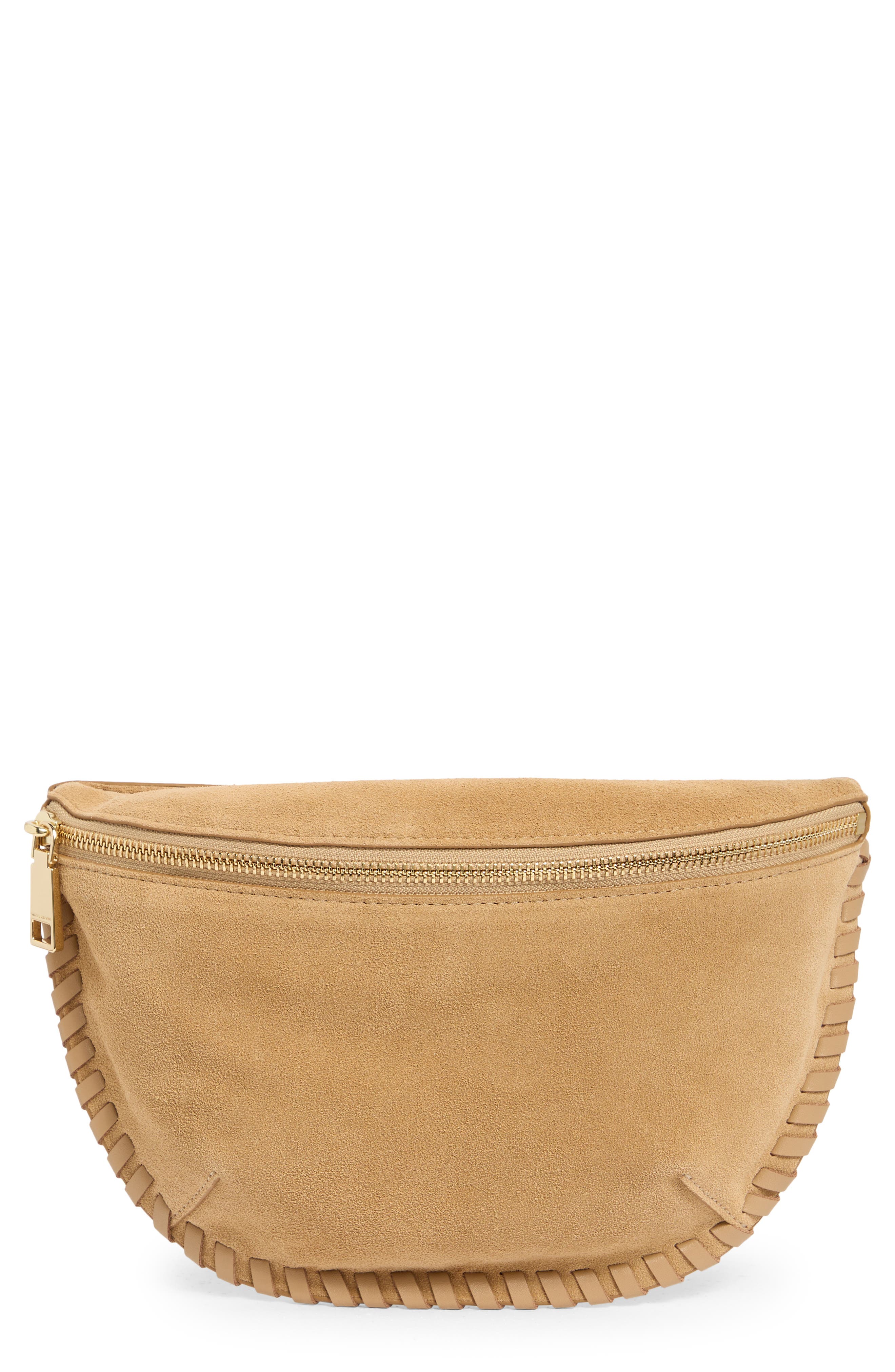 Rebecca Minkoff Darren Whipstitch Leather Belt Bag, Main, color, 
