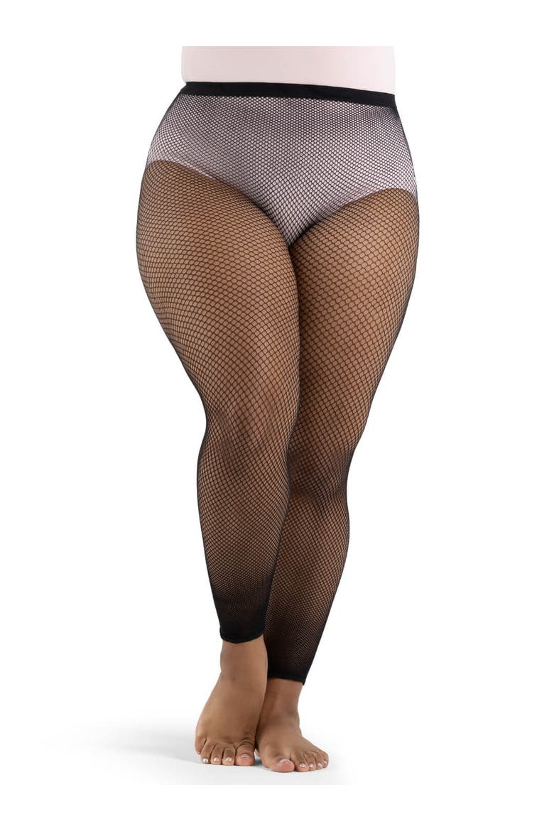 Crop Classic Fishnet Tight, Alternate, color, black