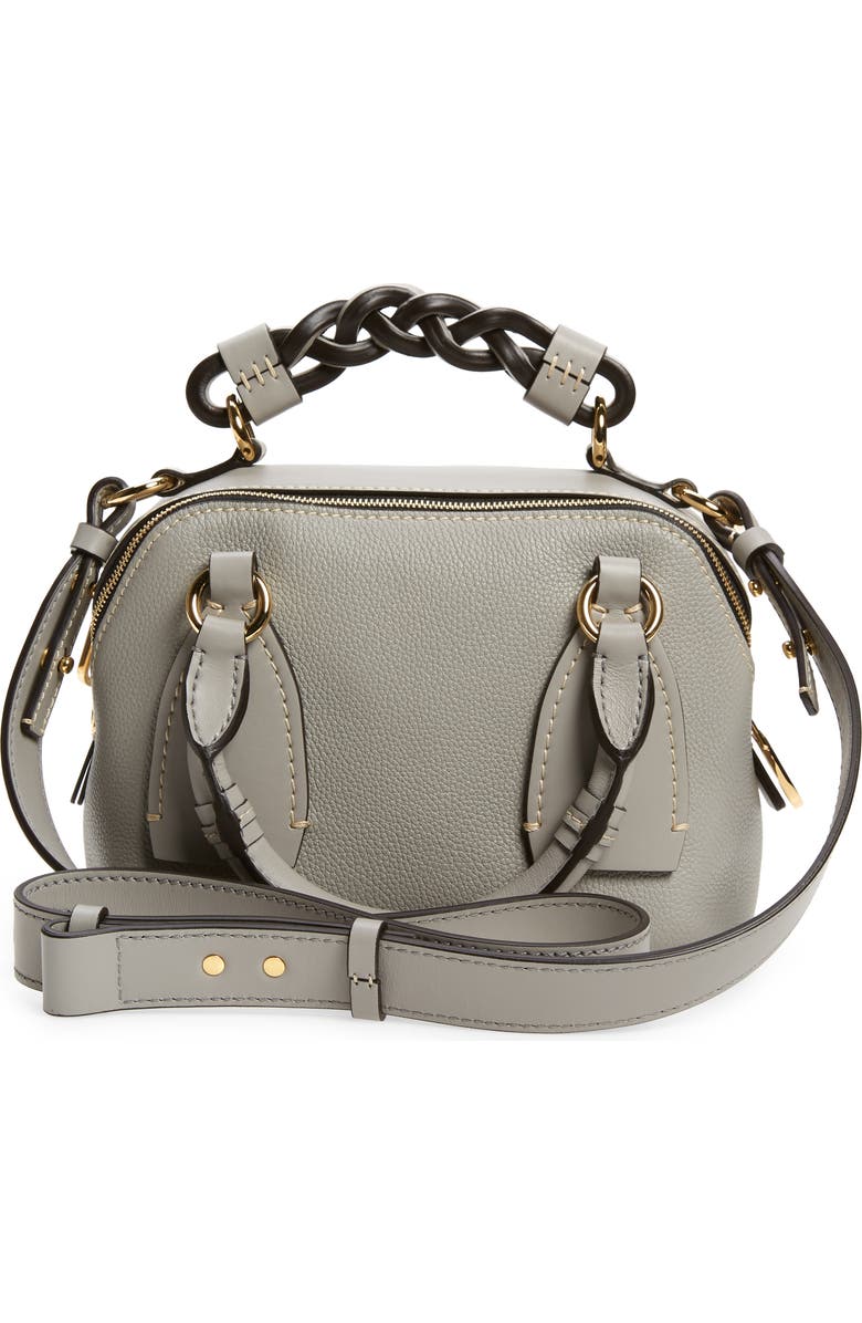 Chloé Small Daria Leather Day Bag, Alternate, color,