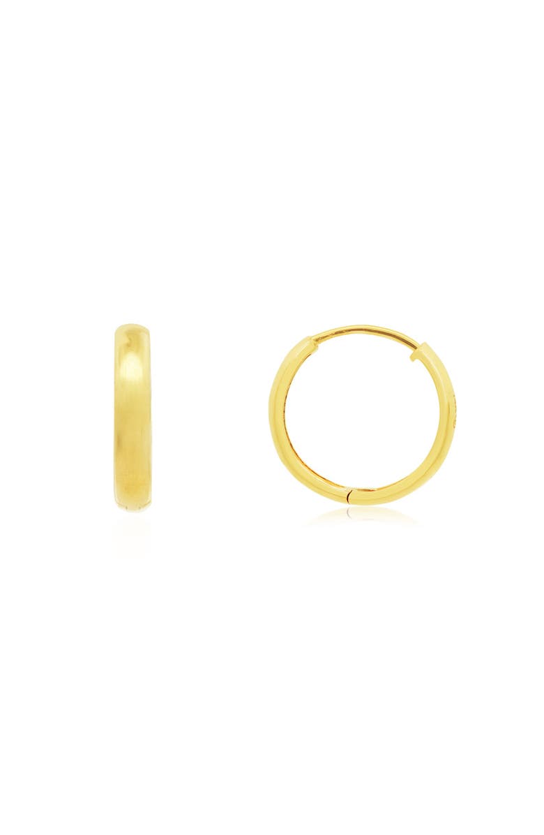 The Lovery Fine Jewelry Gold Huggie Hoop Earrings, Alternate, color, Yellow Gold