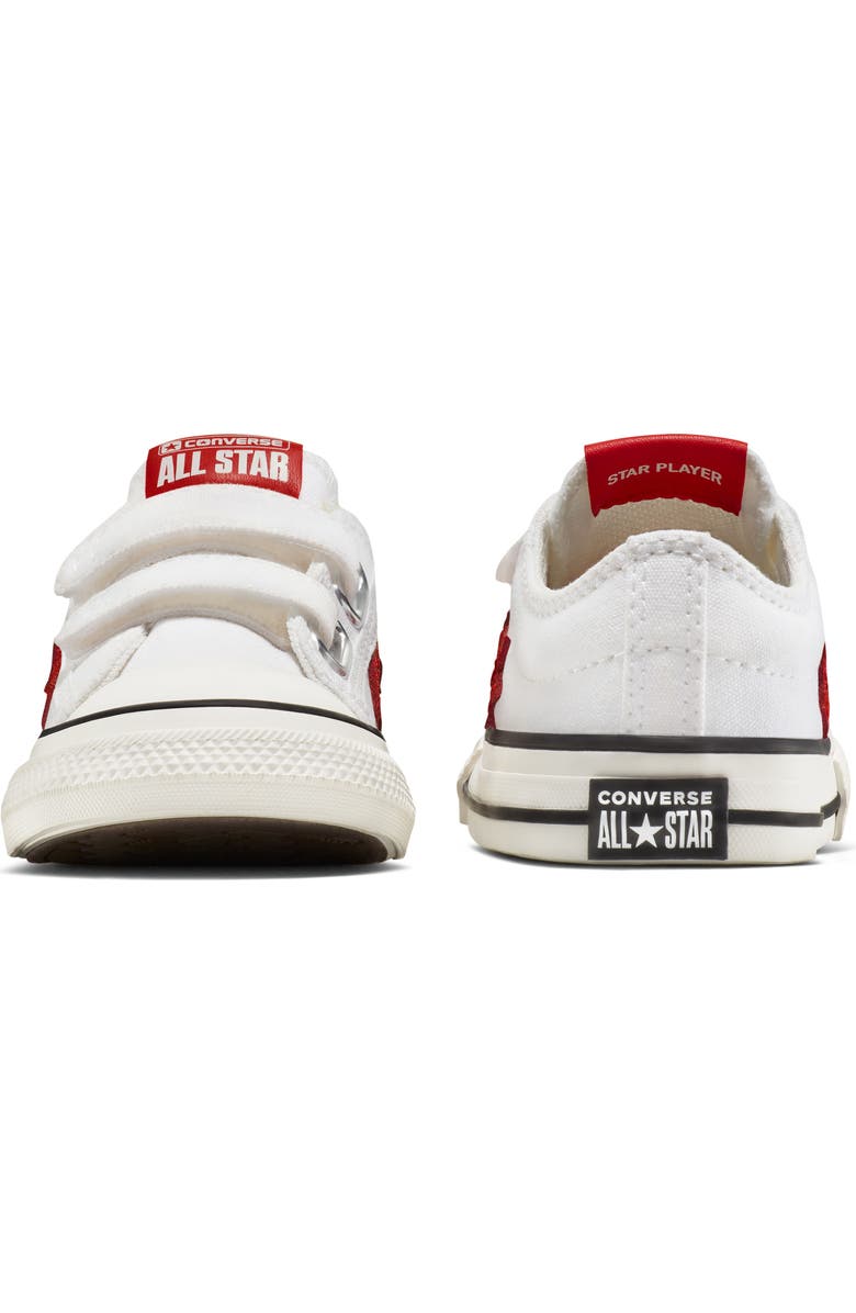 Converse Kids' Star Player 76 2V Oxford Sneaker, Alternate, color, White/ Red/ White
