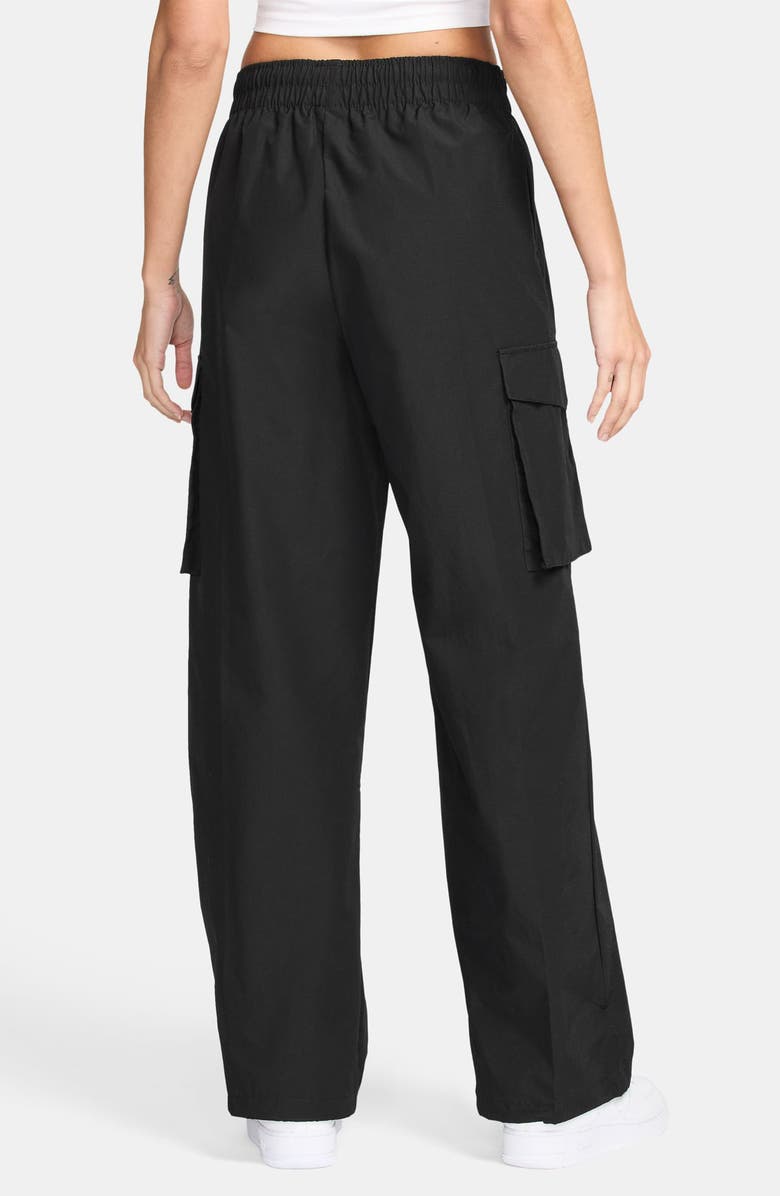Nike Sportswear Everything Wovens Mid-Rise Cargo Pants, Alternate, color, 010 Black/White