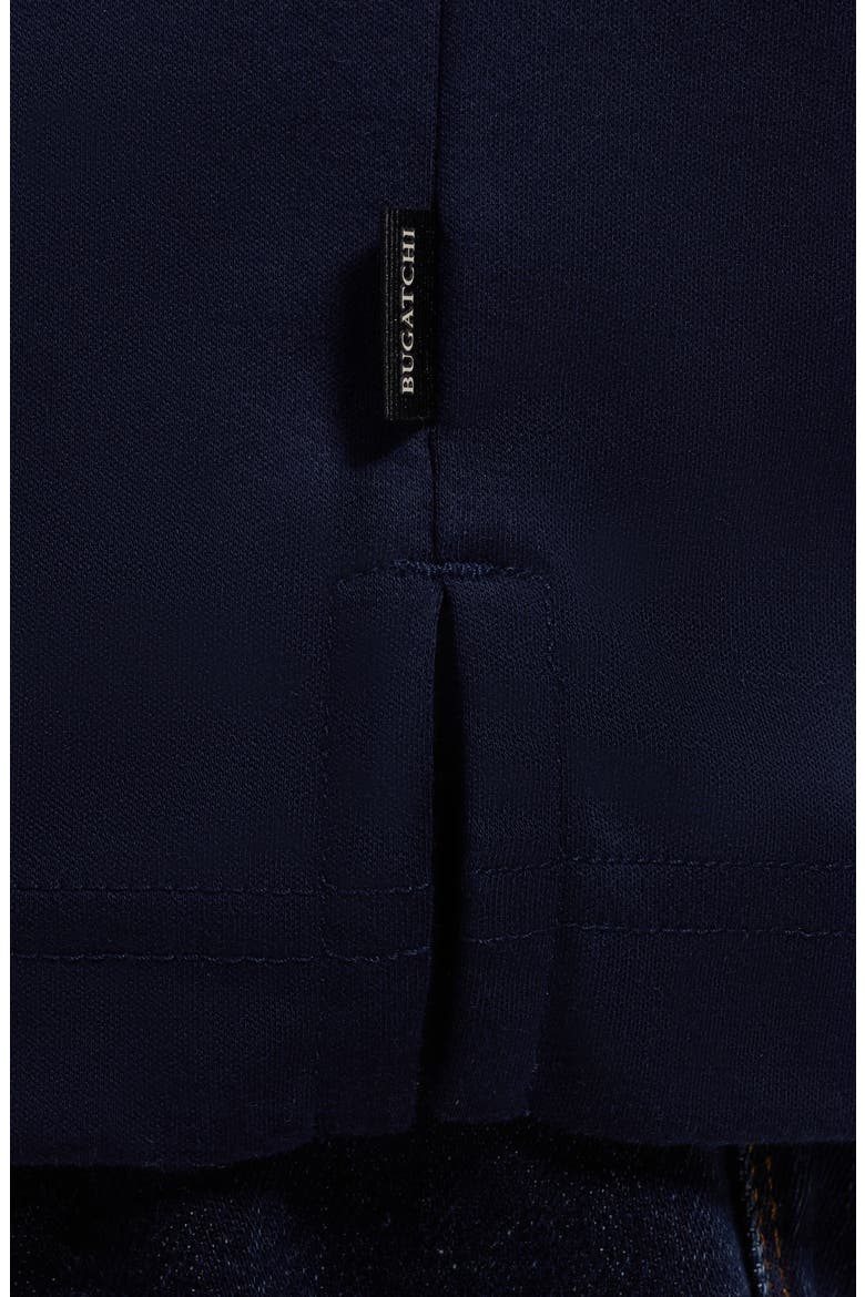 Pima Cotton Johnny Collar Polo, Alternate, color, NAVY