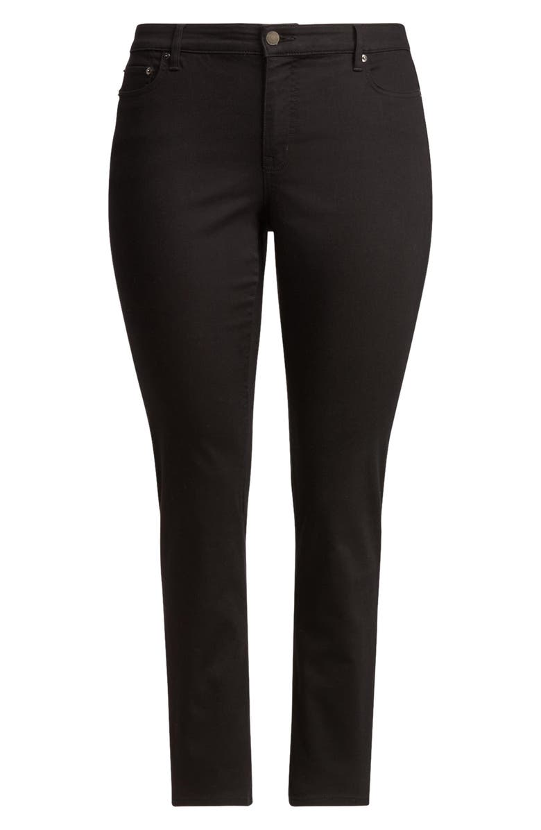 Lauren Ralph Lauren Straight Leg Jeans, Alternate, color, Black
