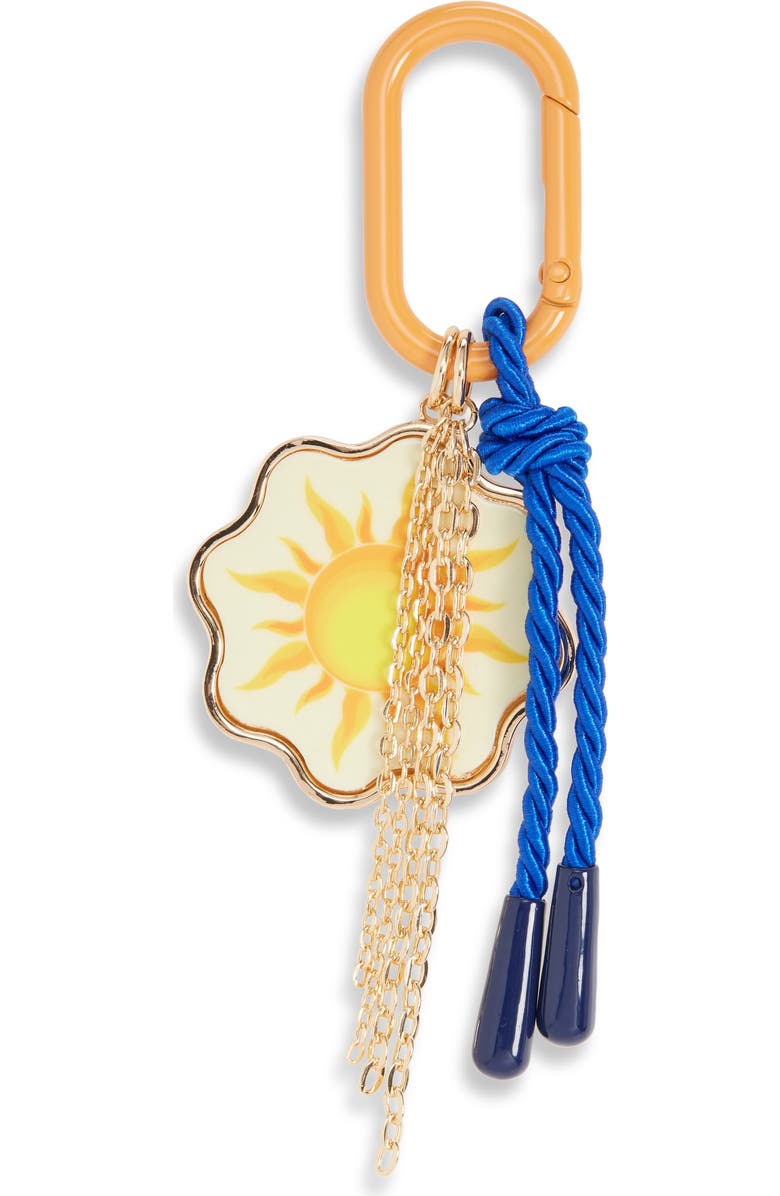 Chelsea28 Sun Cluster Bag Charm, Main, color, Yellow Multi- Gold