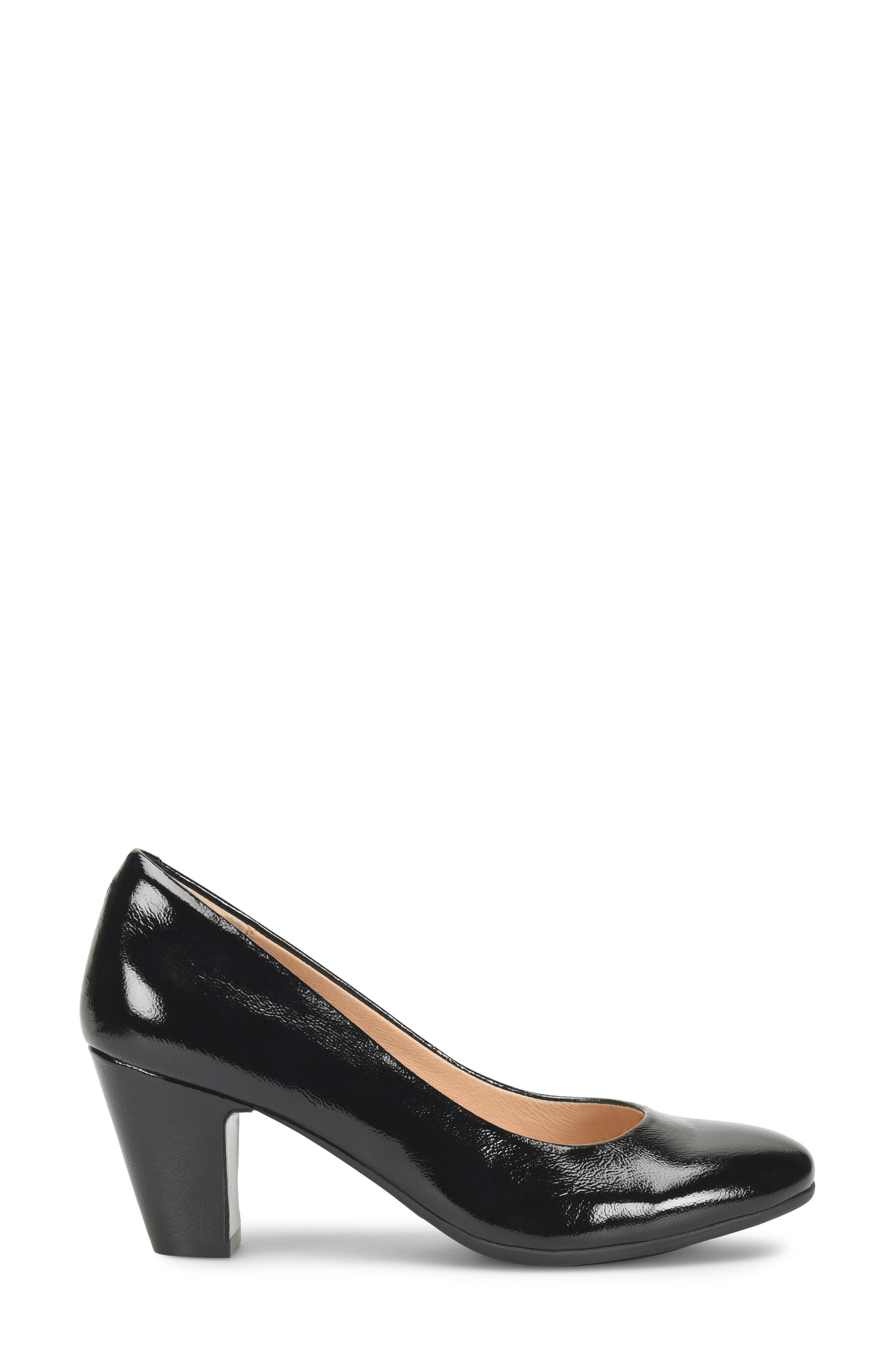 Söfft Lana Pump, Alternate, color, Black Patent