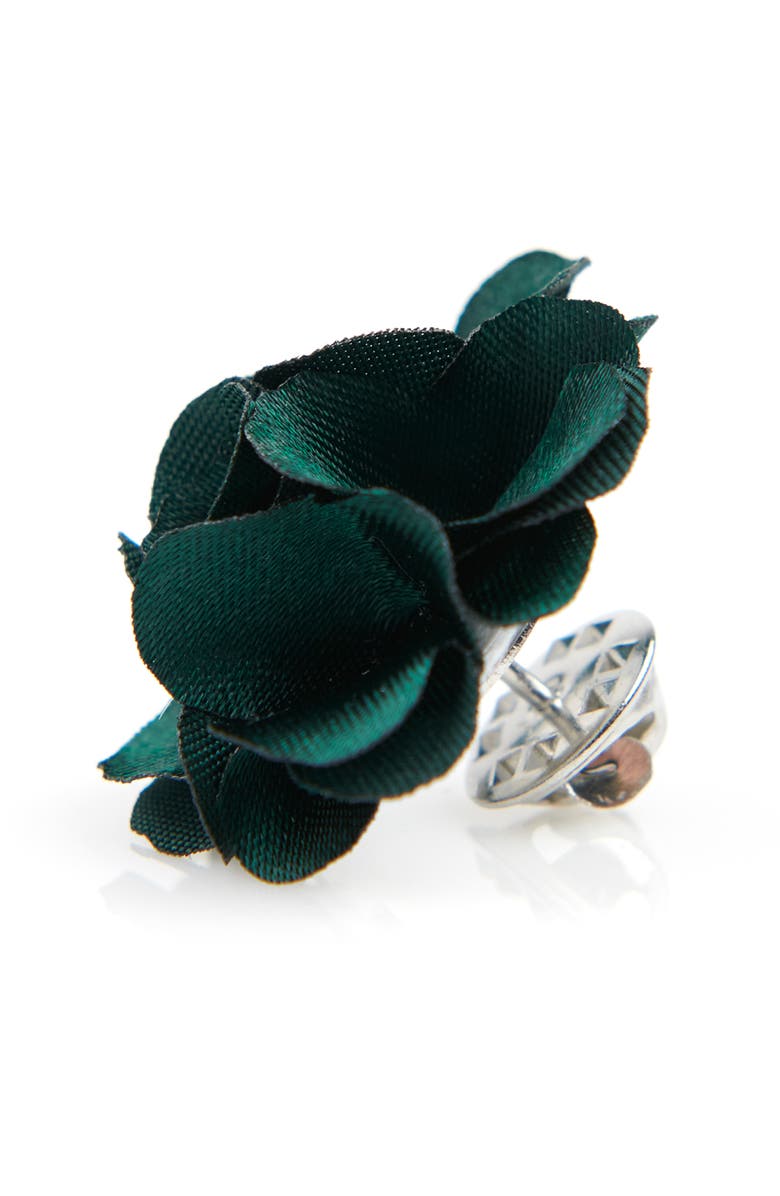 Brooklyn Brigade Men's Flower Lapel Pin, Alternate, color, Emerald