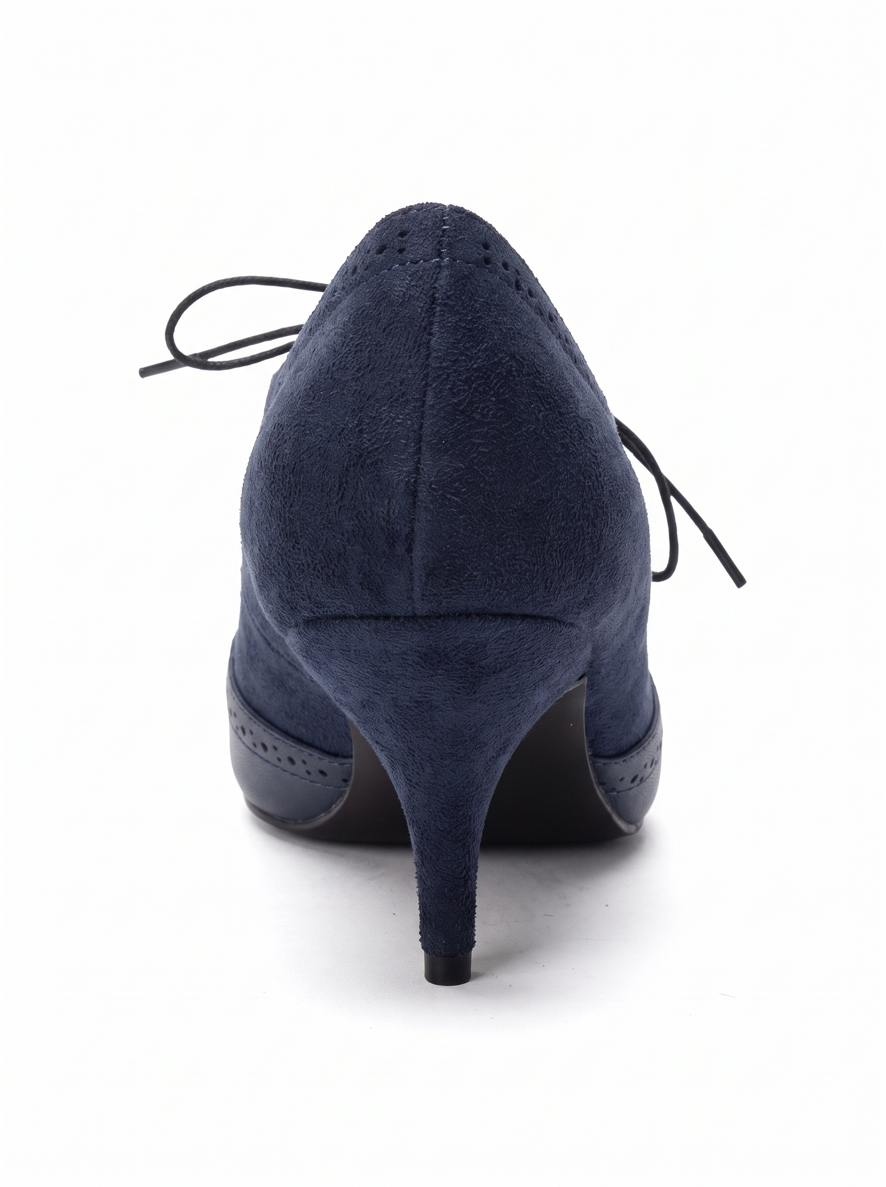 Medley Stiletto Lace Up Pump, Alternate, color, Navy Suede