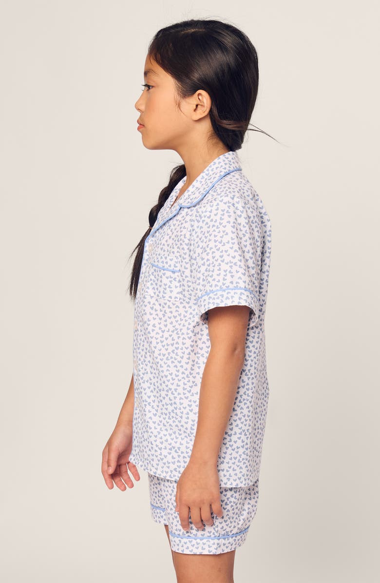 Petite Plume Kids' Cotton Pajamas, Alternate, color, Blue