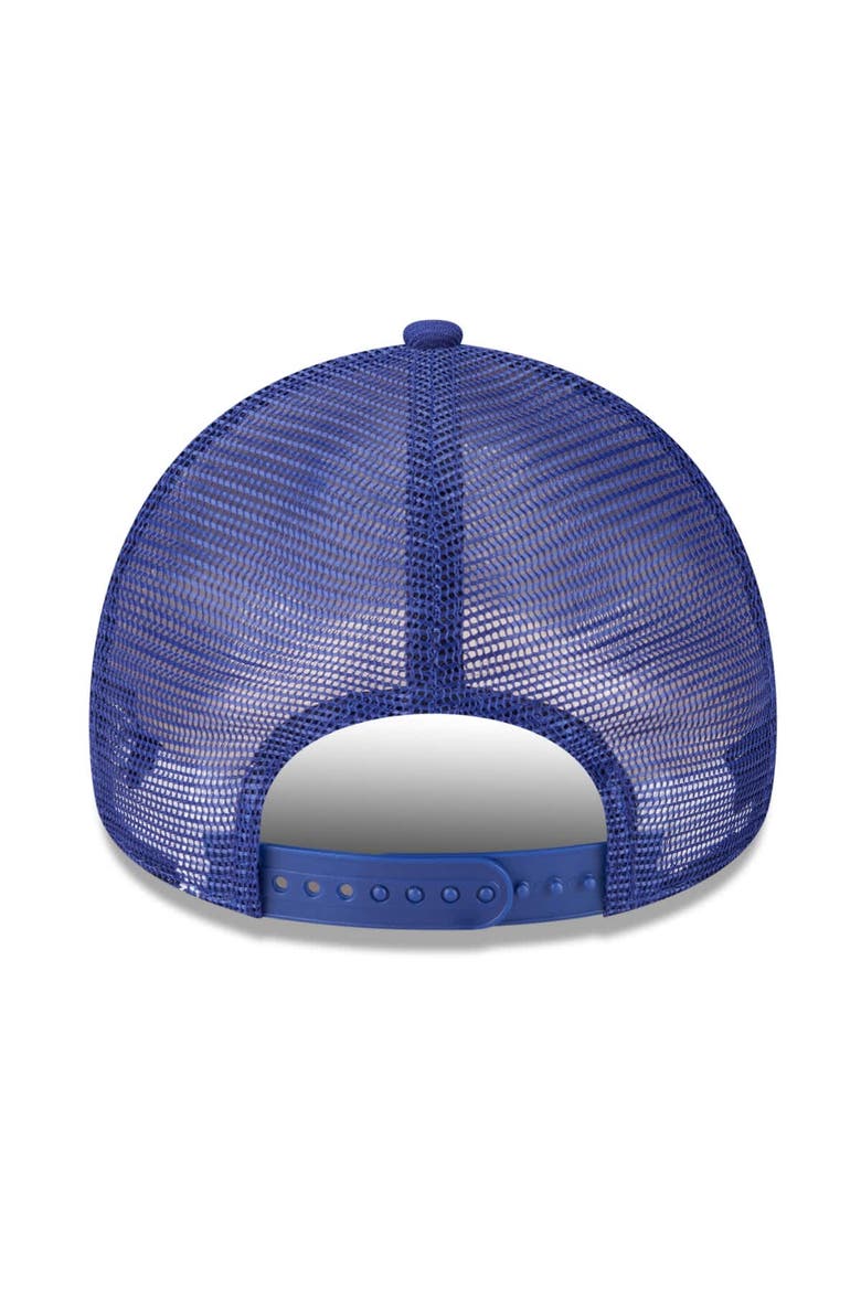 Men's New Era  Royal Texas Rangers 2025 Big League Chew A-Frame 9FORTY Adjustable Trucker Hat, Alternate, color, Royal