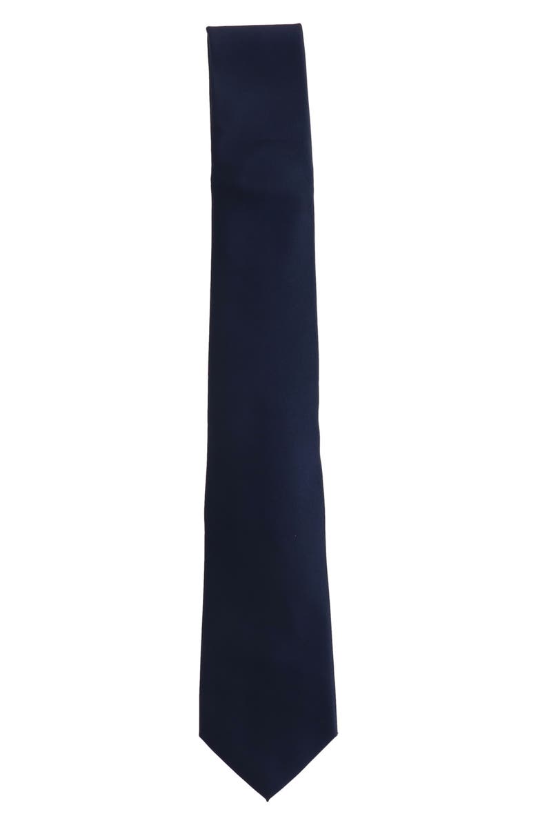 Scotch & Soda Solid Tie, Alternate, color, Navy