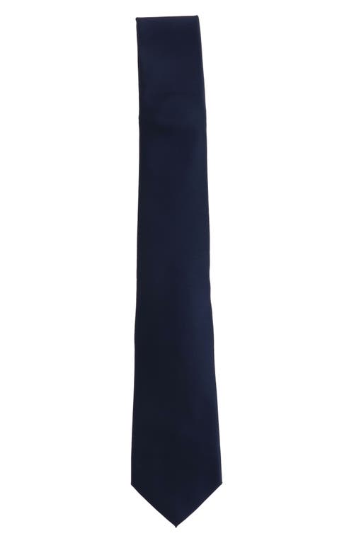 Scotch & Soda Solid Tie In Blue