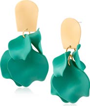 JARDIN Ginkgo Flower Drop Earrings