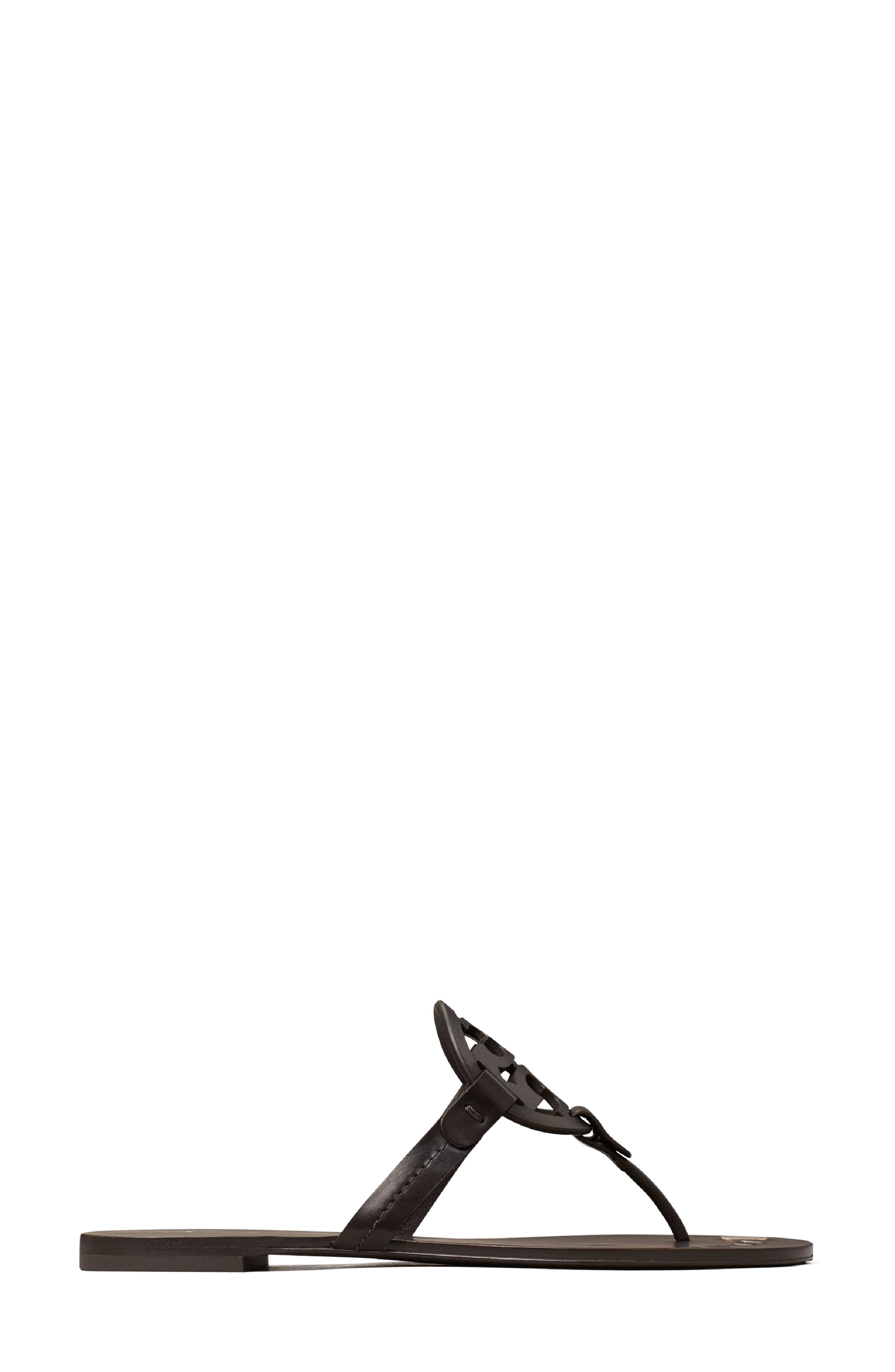 Tory Burch Miller Thong Sandal, Alternate, color, Cocoa