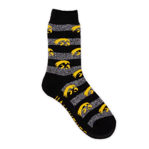 Muk Luks Gameday Terry Loop Socks In Black