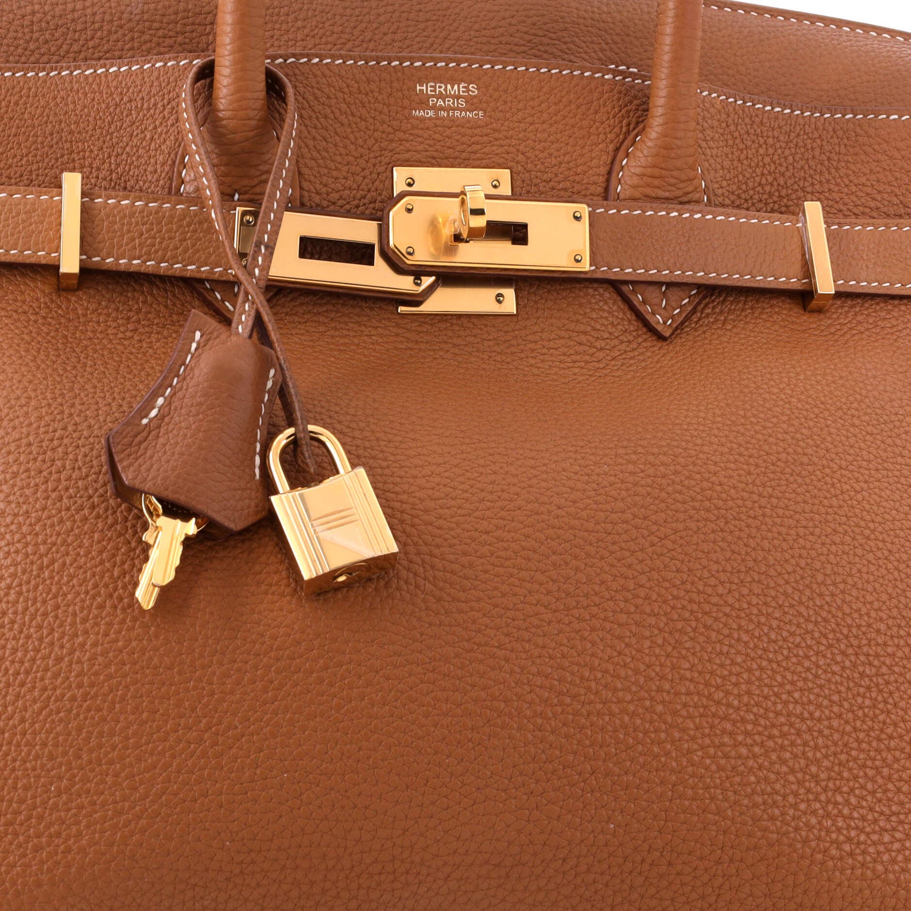 Birkin Handbag Brown Togo with Gold Hardware 30, Alternate, color, Metallic Gold