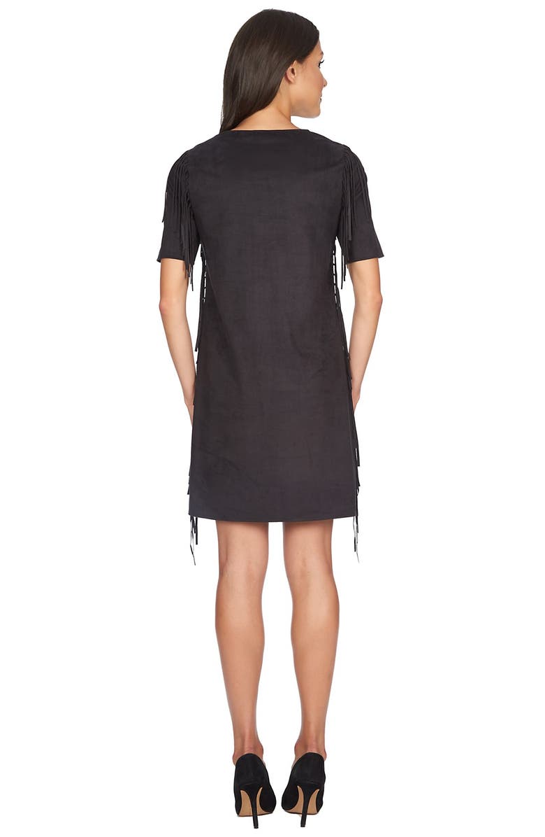 1.STATE Faux Suede Shift Dress, Alternate, color,