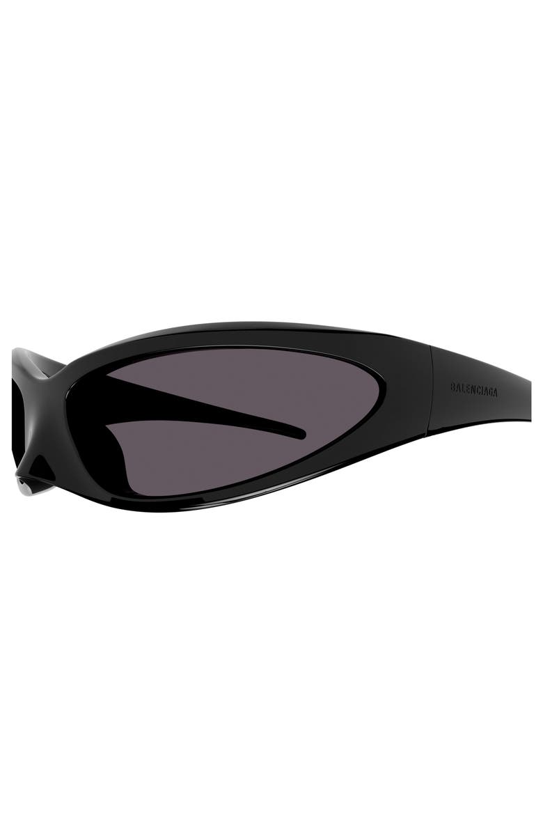 Balenciaga 80mm Shield Sunglasses, Alternate, color, 