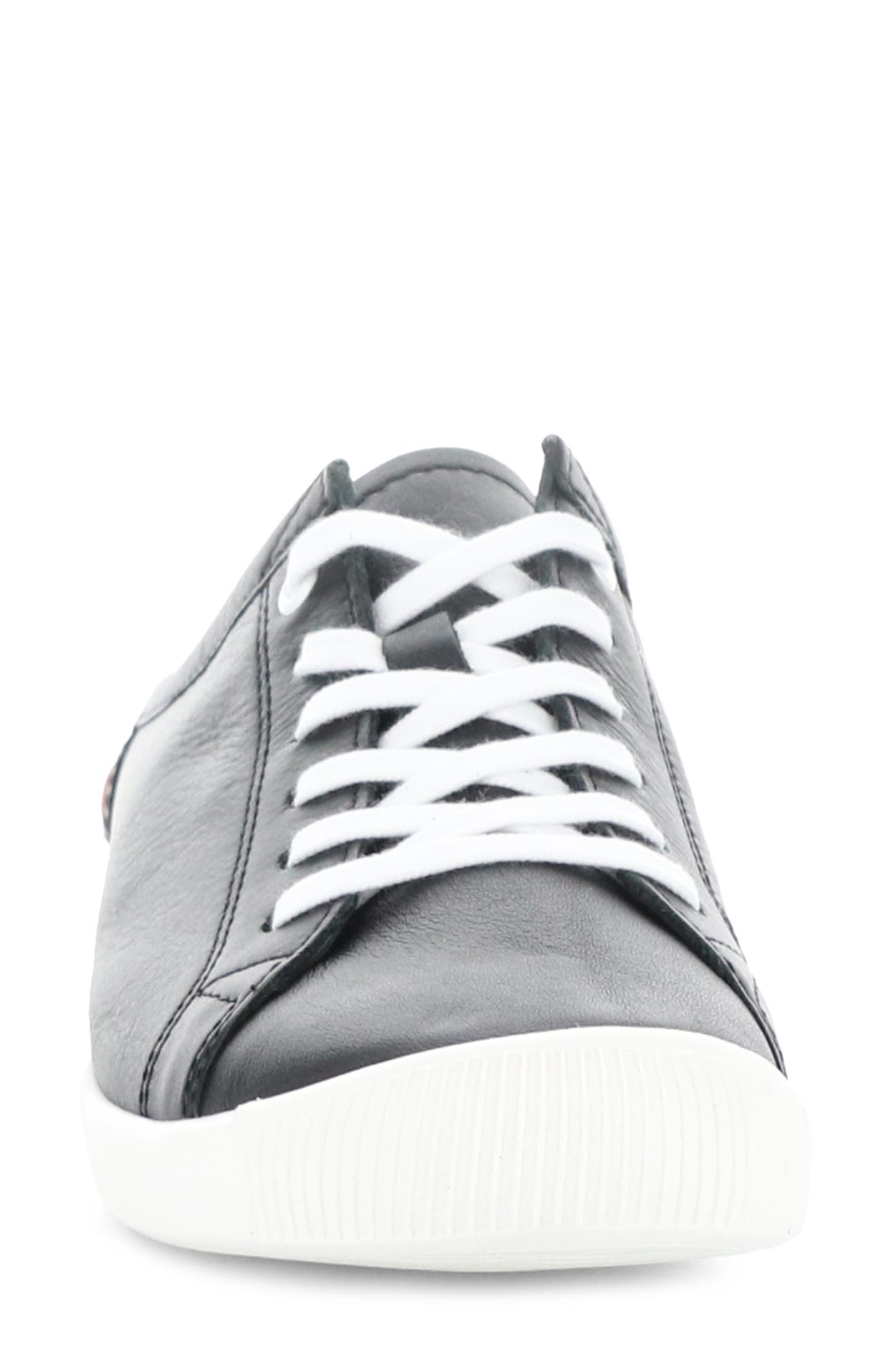 Softinos by Fly London Idle Sneaker, Alternate, color, Black Smooth Leather