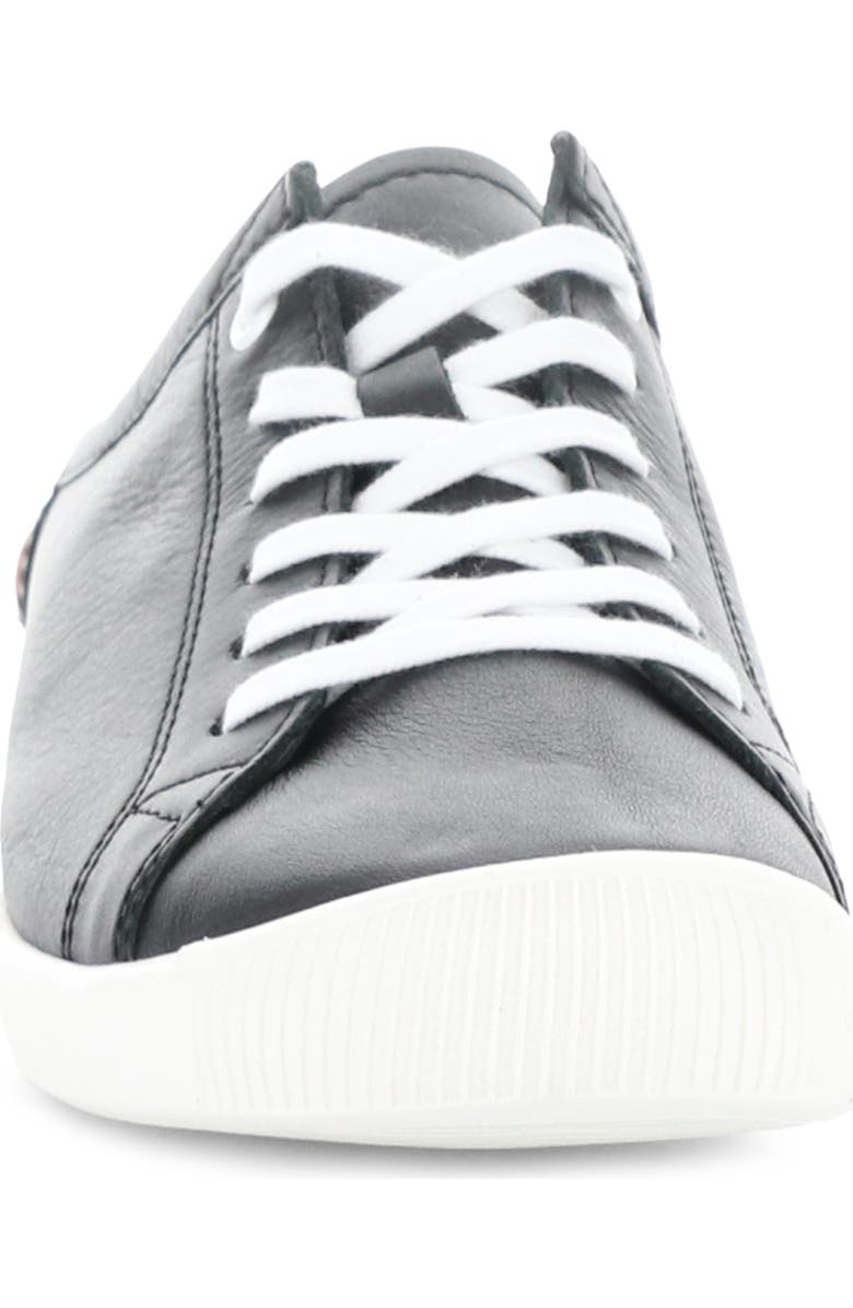 Softinos by Fly London Idle Sneaker, Alternate, color, Black Smooth Leather