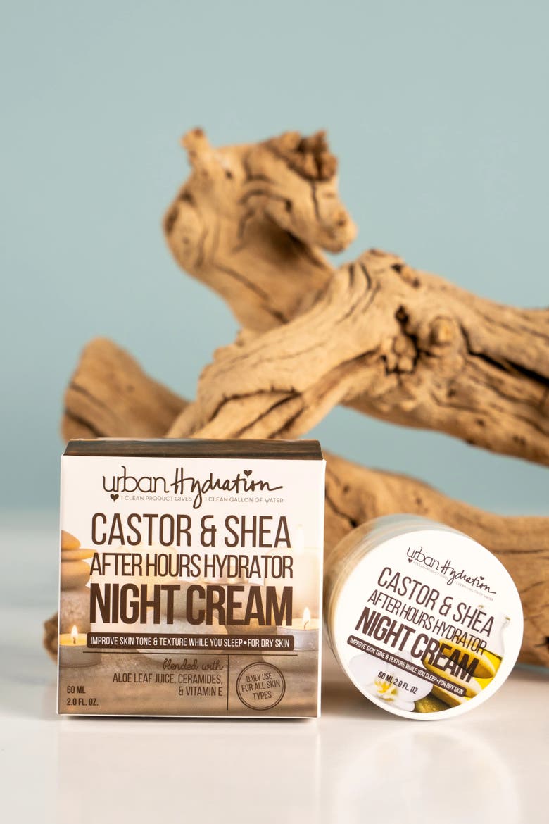 Castor and Shea Night Cream, Alternate, color, None