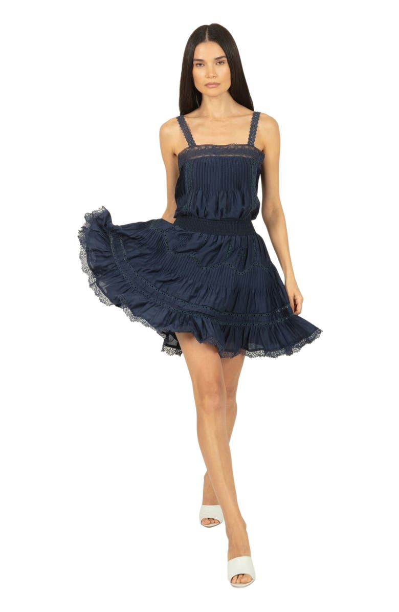 SECRET MISSION Audrey Skirt, Alternate, color, Navy