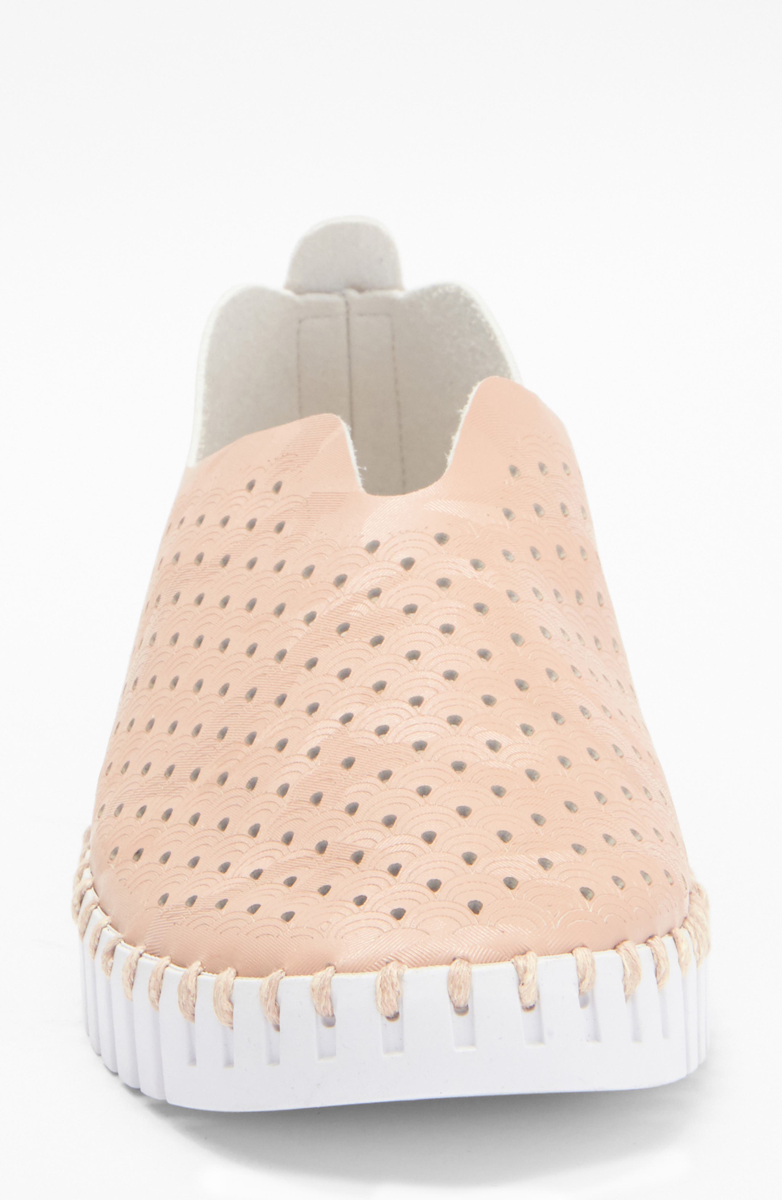 Ilse Jacobsen Tulip 139 Perforated Slip-On Sneaker, Alternate, color, Adobe Rose