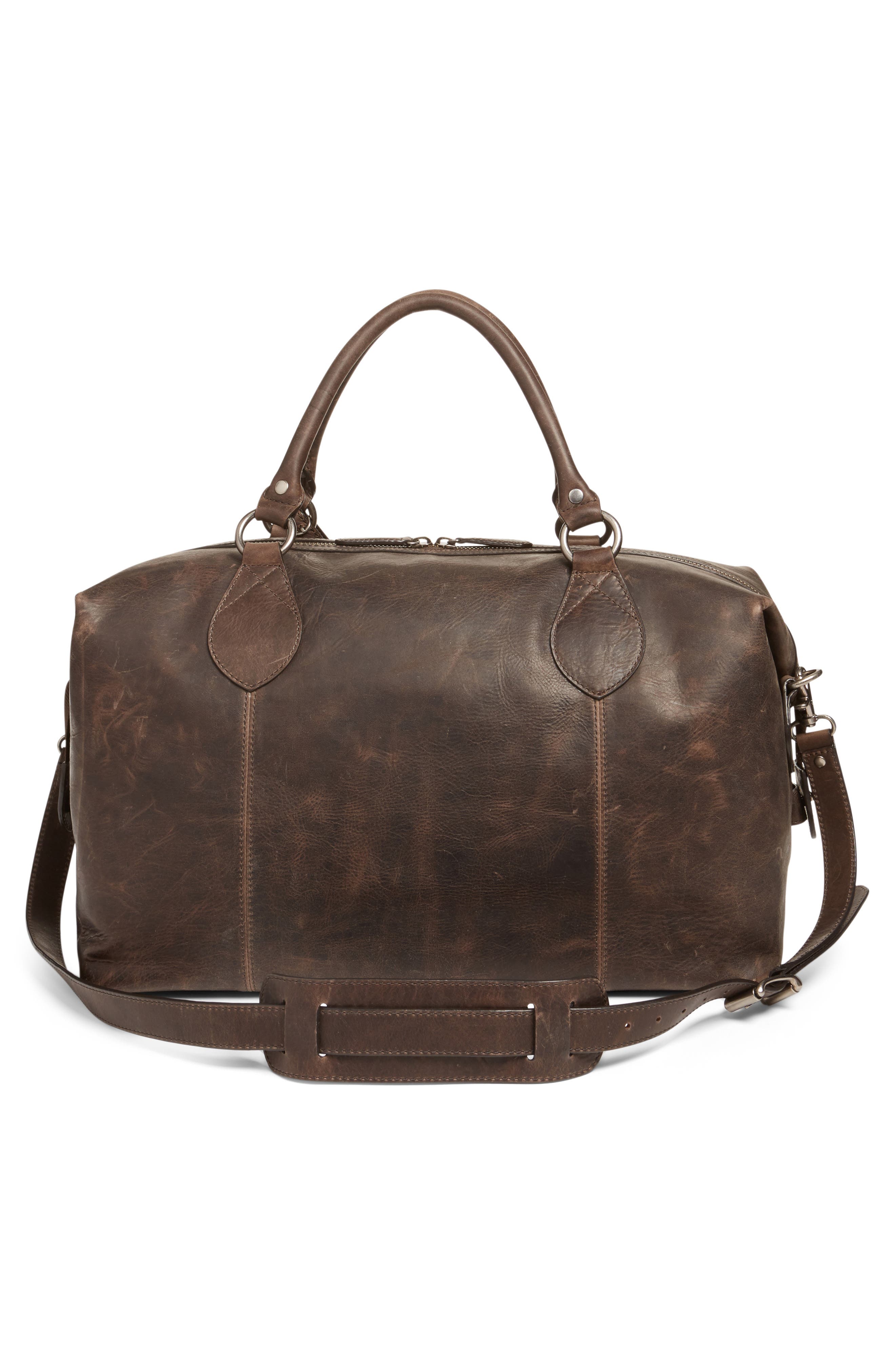 Frye 'Logan' Leather Overnight Bag, Alternate, color, 