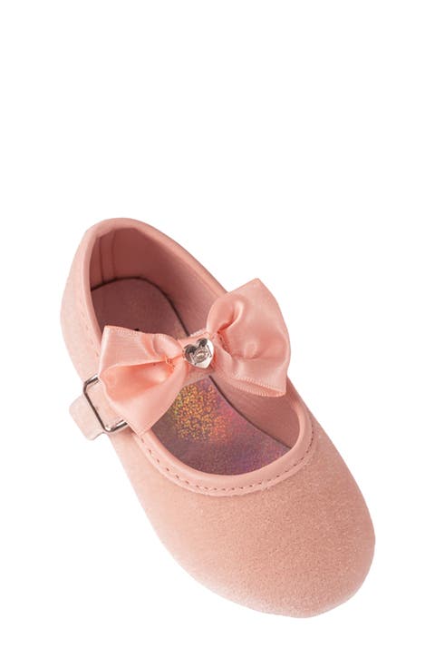 Kids' Velvet Mary Jane Flat