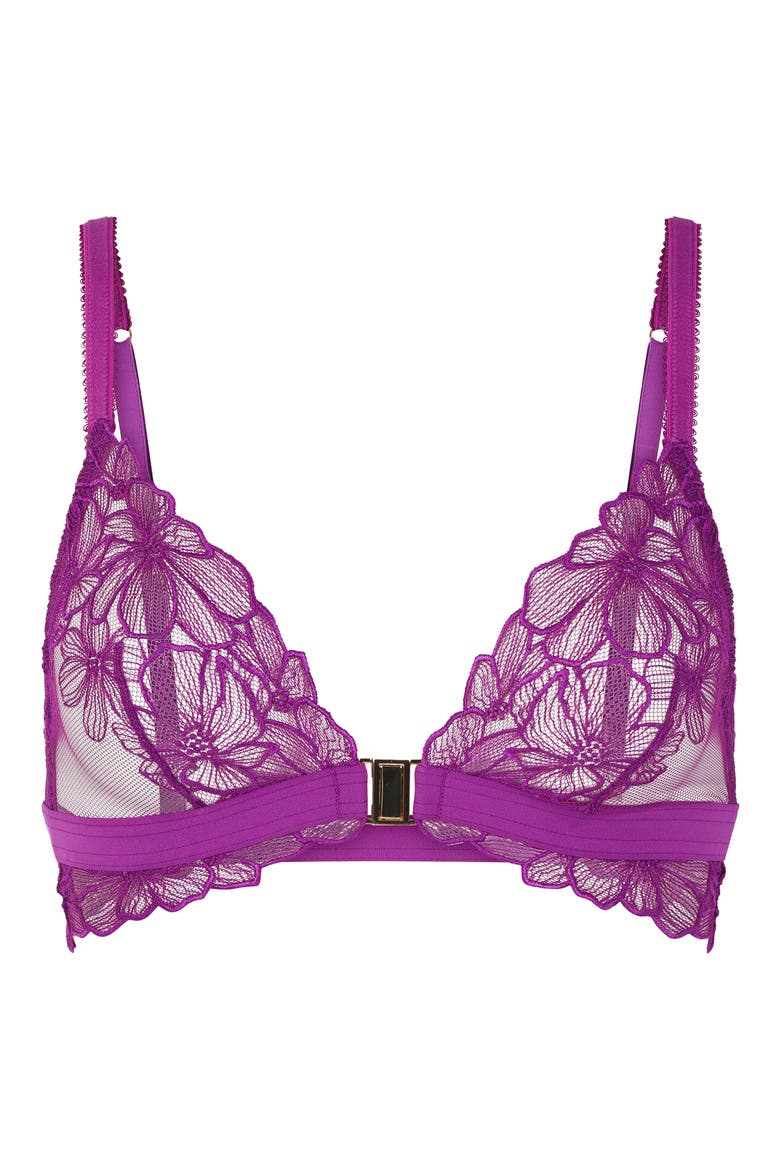Symphonie Lace Bralette, Alternate, color, PURPLE