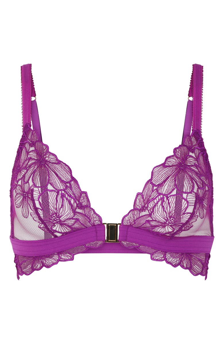 Huit Symphonie Lace Bralette, Alternate, color, Purple