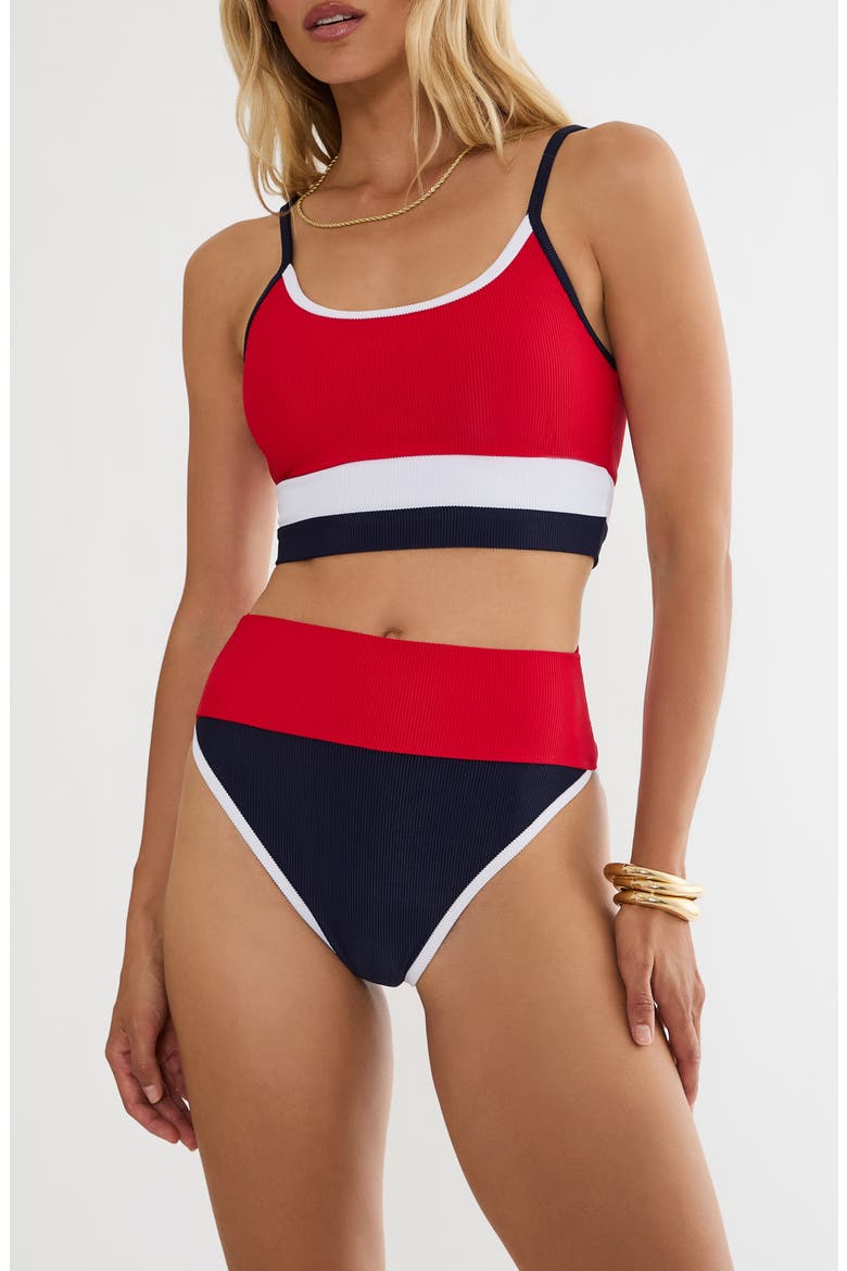 Eva Rib Colorblock Bikini Top, Alternate, color, TWILIGHT FIREWORK COLORBLOCK