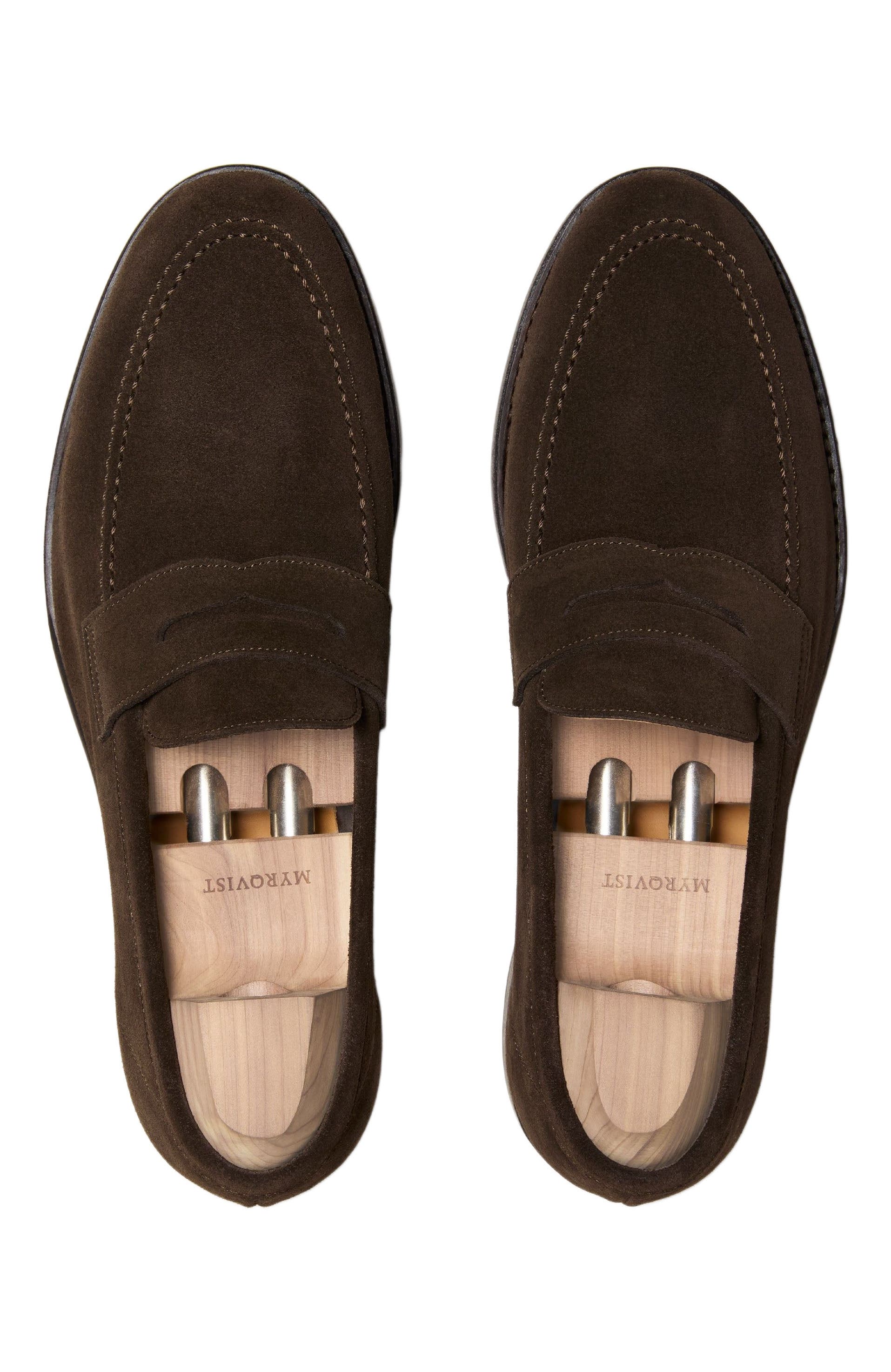 Myrqvist Lysekil II Penny Loafers, Alternate, color, Dark Brown