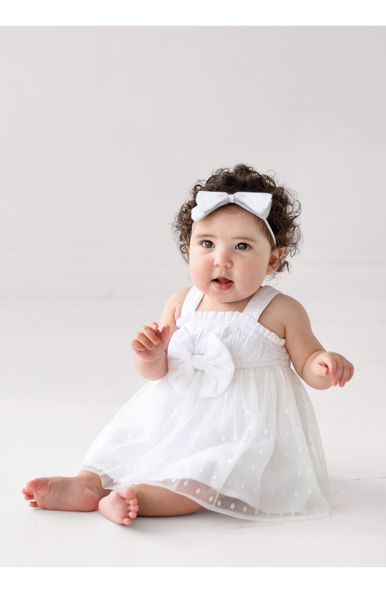 Isobella & Chloe Birds of a Feather Sleeveless Dress, Alternate, color, White