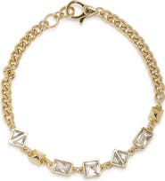 AllSaints Geometric Crystal Bracelet
