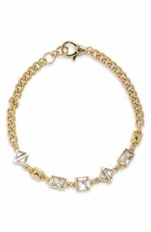 AllSaints Geometric Crystal Bracelet