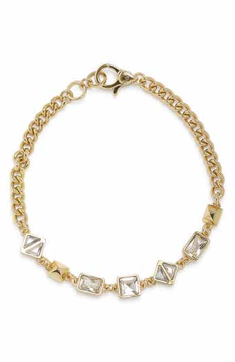 AllSaints Geometric Crystal Bracelet