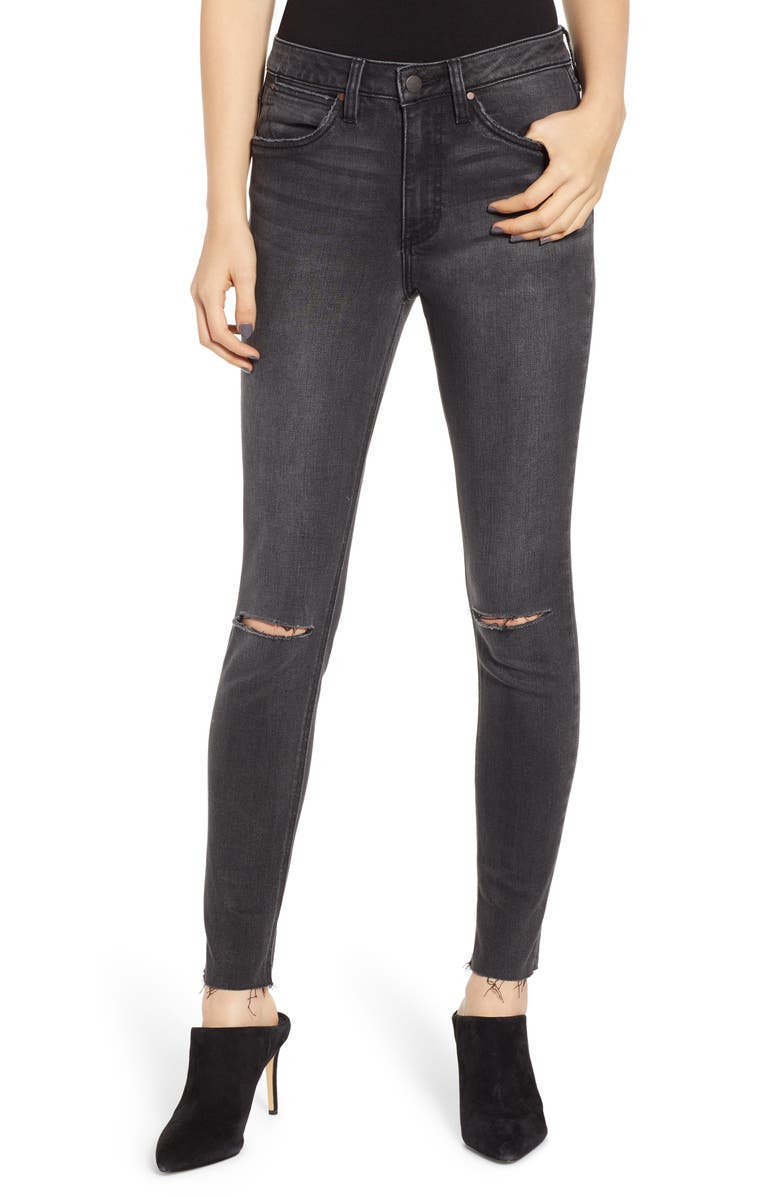 Wrangler Ripped High Waist Skinny Jeans, Main, color, 