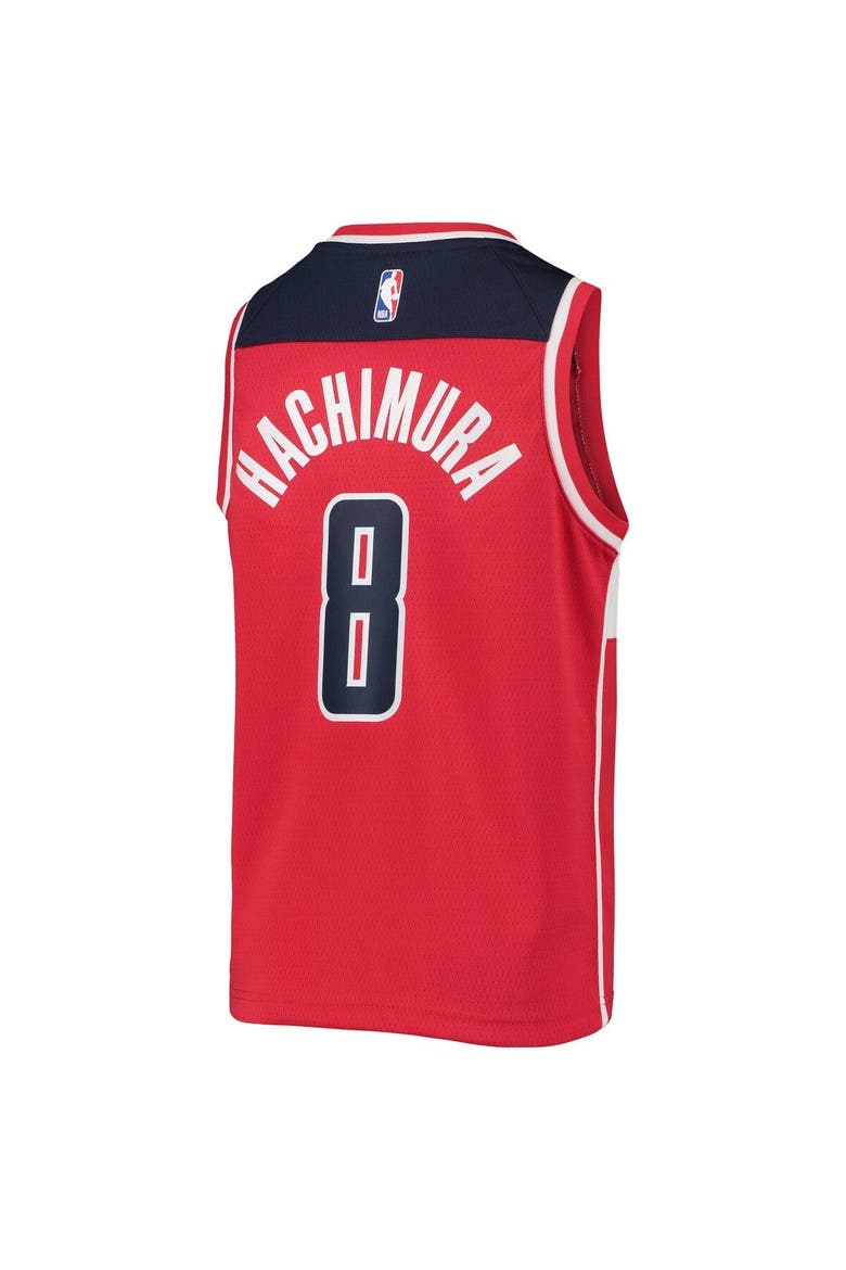 Youth Nike Rui Hachimura Red Washington Wizards Team Swingman Jersey, Alternate, color, Red