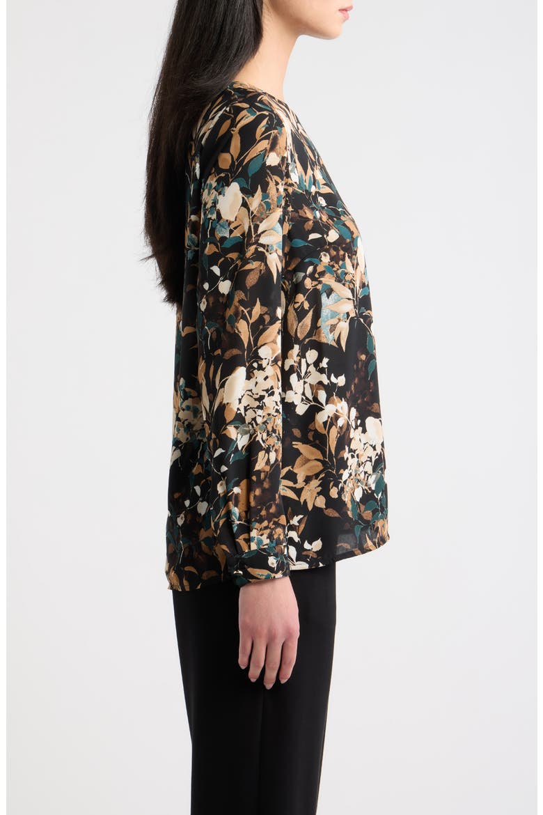Clean Front Utility Top, Alternate, color, ANNE BLACK/ TREELINE MULTI