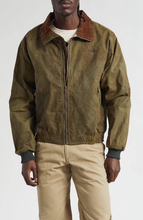 Backwoods Waxed Cotton Bomber Jacket