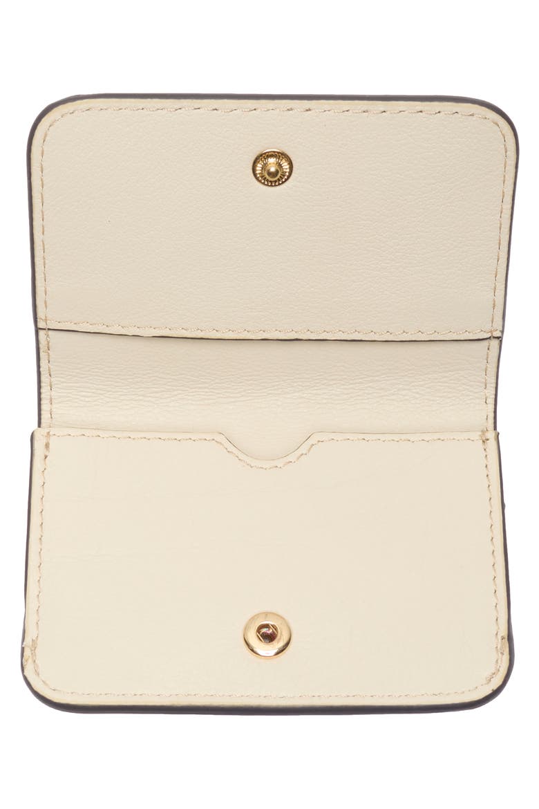 Essentials Mira Bifold Card Case, Alternate, color, CHALK