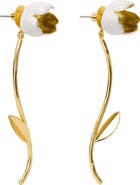 Kate Spade New York floral statement drop earrings