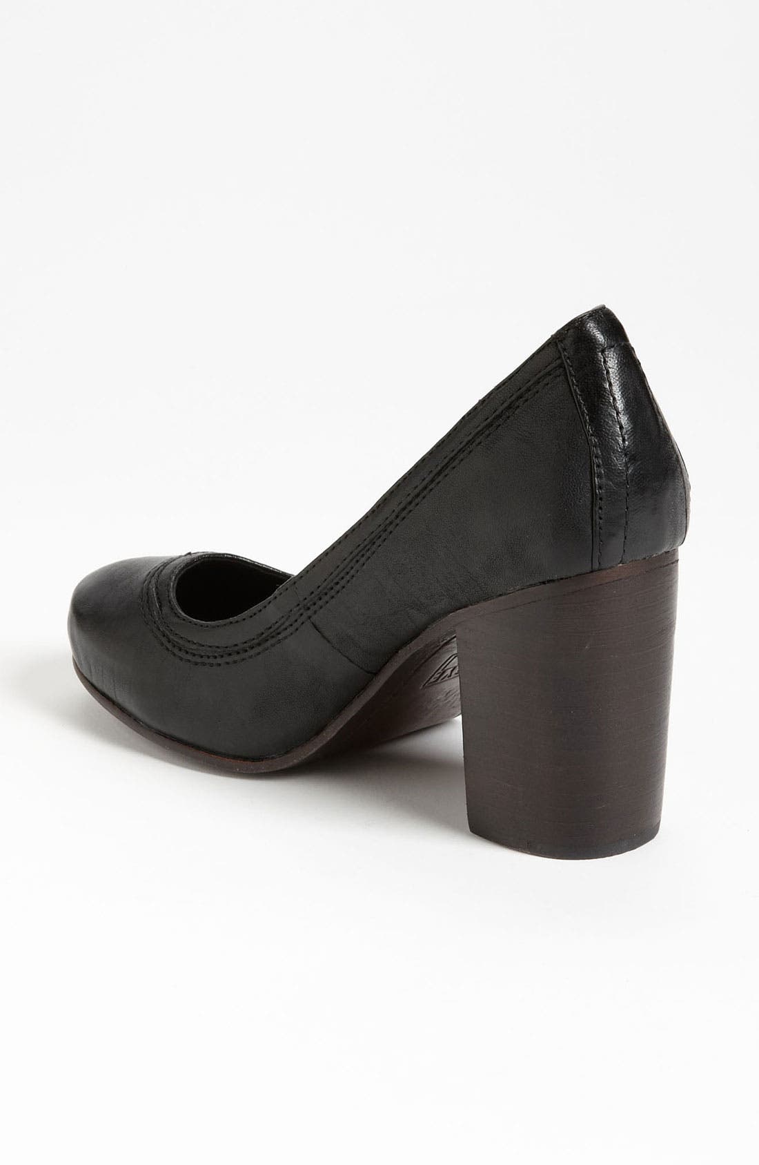 'Carson' Pump, Alternate, color, BLACK ANTIQUE SOFT LEATHER
