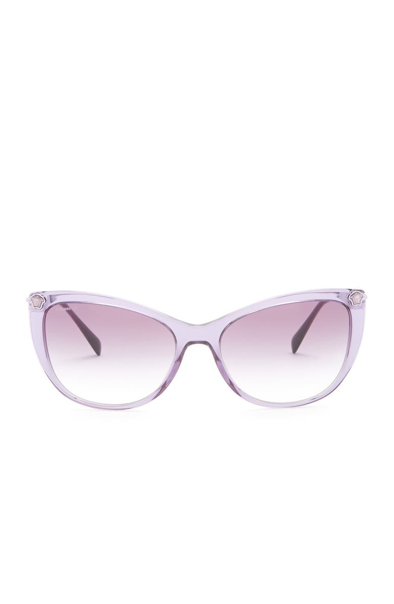 Versace 57mm Cat Eye Sunglasses, Main, color, 
