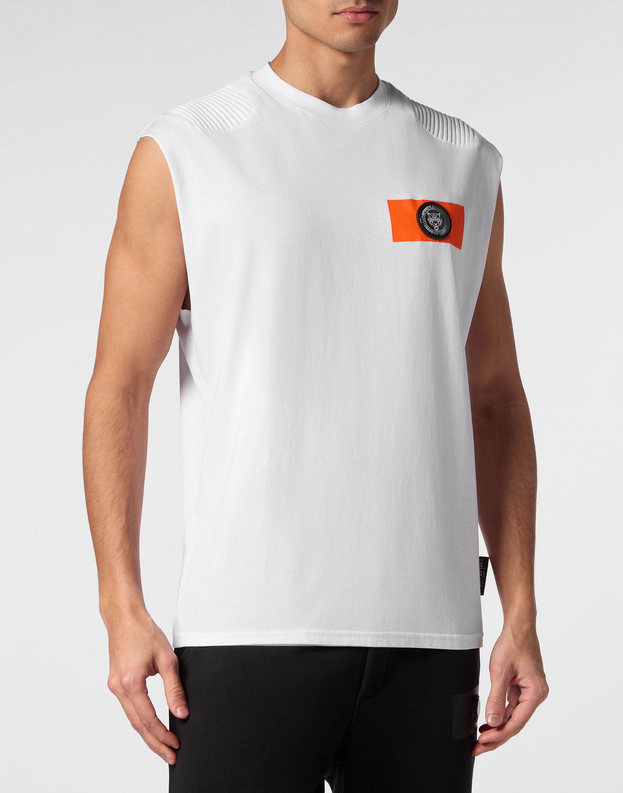 selected white/orange