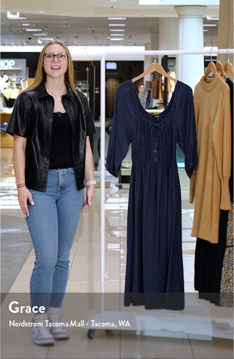 Sophia Twill Midi Dress, sales video thumbnail